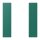 Jung LC501TSA216 Tastensatz 1-fach F50 LC32040 (Thermoplast lackiert) Vert Anglais Les Couleurs® Le Corbusier