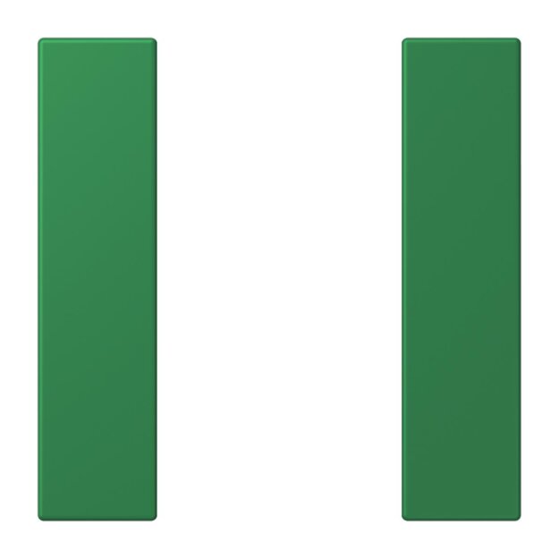 Jung LC501TSA219 Tastensatz 1-fach F50 LC32050 (Thermoplast lackiert) Vert Foncé Les Couleurs® Le Corbusier
