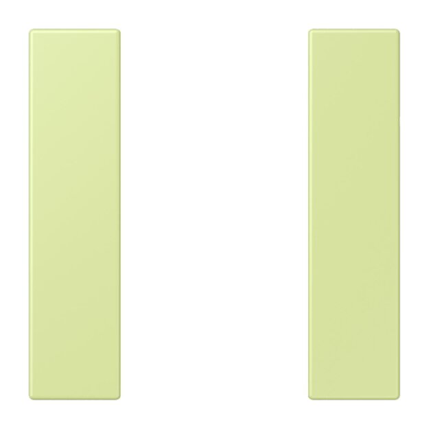 Jung LC501TSA222 Tastensatz 1-fach F50 LC32053 (Thermoplast lackiert) Vert Jaune Clair Les Couleurs® Le Corbusier