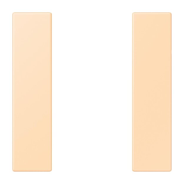 Jung LC501TSA223 Tastensatz 1-fach F50 LC32060 (Thermoplast lackiert) Ocre Les Couleurs® Le Corbusier