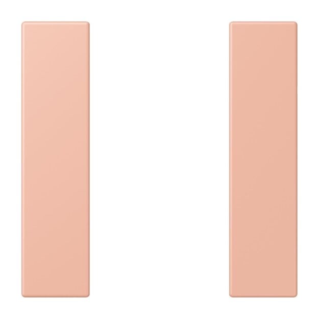 Jung LC501TSA231 Tastensatz 1-fach F50 LC32102 (Thermoplast lackiert) Rose Clair Les Couleurs® Le Corbusier