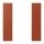 Jung LC501TSA232 Tastensatz 1-fach F50 LC32110 (Thermoplast lackiert) LOcre Rouge Les Couleurs® Le Corbusier