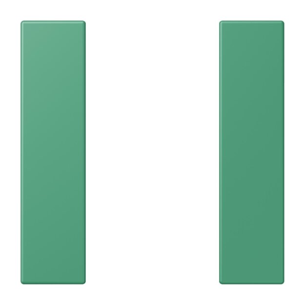 Jung LC501TSA250 Tastensatz 1-fach F50 LC4320G (Thermoplast lackiert) Vert 59 Les Couleurs® Le Corbusier