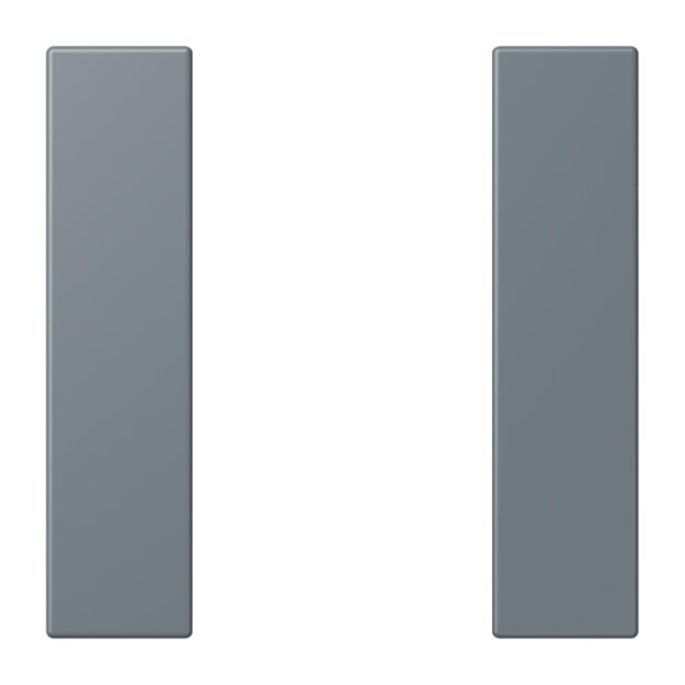 Jung LC501TSA251 Tastensatz 1-fach F50 LC4320H (Thermoplast lackiert) Gris 59 Les Couleurs® Le Corbusier