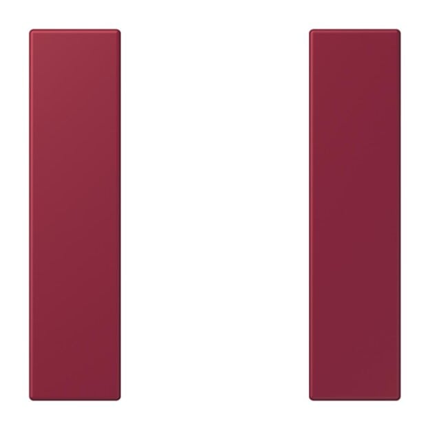 Jung LC501TSA255 Tastensatz 1-fach F50 LC4320M (Thermoplast lackiert) Le Rubis Les Couleurs® Le Corbusier