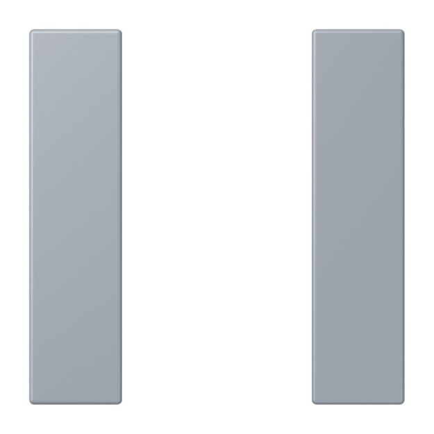Jung LC501TSA257 Tastensatz 1-fach F50 LC4320O (Thermoplast lackiert) Gris Clair 59 Les Couleurs® Le Corbusier