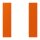 Jung LC501TSA260 Tastensatz 1-fach F50 LC4320S (Thermoplast lackiert) Orange Vif Les Couleurs® Le Corbusier