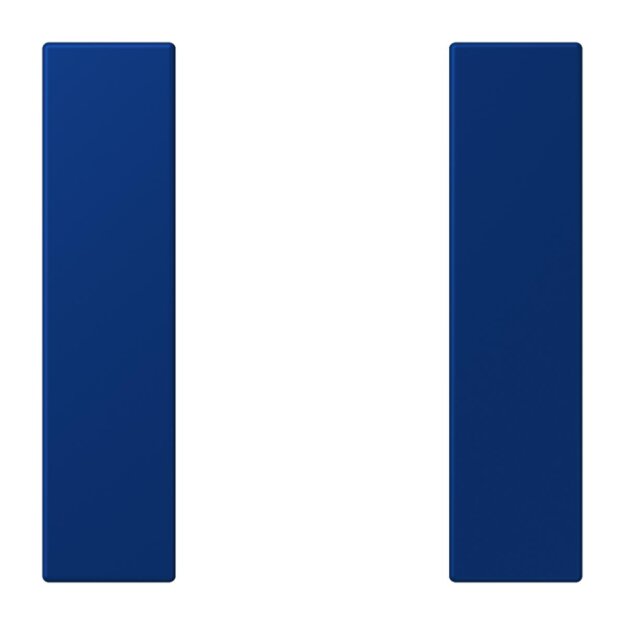 Jung LC501TSA261 Tastensatz 1-fach F50 LC4320T (Thermoplast lackiert) Bleu Outremer Foncé Les Couleurs® Le Corbusier