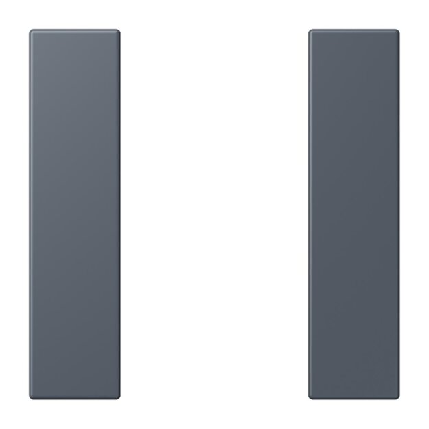 Jung LC501TSA262 Tastensatz 1-fach F50 LC4320U (Thermoplast lackiert) Gris Fonce 59 Les Couleurs® Le Corbusier