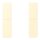 Jung LC502TSA201 Tastensatz 2-fach F50 LC32001 (Thermoplast lackiert) Blanc Les Couleurs® Le Corbusier