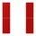 Jung LC502TSA227 Tastensatz 2-fach F50 LC32090 (Thermoplast lackiert) Rouge Vermillon 31 Les Couleurs® Le Corbusier
