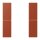 Jung LC502TSA232 Tastensatz 2-fach F50 LC32110 (Thermoplast lackiert) LOcre Rouge Les Couleurs® Le Corbusier