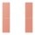 Jung LC502TSA233 Tastensatz 2-fach F50 LC32111 (Thermoplast lackiert) LOcre Rouge Moyen Les Couleurs® Le Corbusier