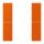 Jung LC502TSA260 Tastensatz 2-fach F50 LC4320S (Thermoplast lackiert) Orange Vif Les Couleurs® Le Corbusier