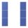 Jung LC503TSA206 Tastensatz 3-fach F50 LC32020 (Thermoplast lackiert) Bleu Outremer 31 Les Couleurs® Le Corbusier