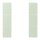Jung LC503TSA218 Tastensatz 3-fach F50 LC32042 (Thermoplast lackiert) Vert Anglâis Pale Les Couleurs® Le Corbusier