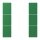 Jung LC503TSA219 Tastensatz 3-fach F50 LC32050 (Thermoplast lackiert) Vert Foncé Les Couleurs® Le Corbusier