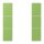 Jung LC503TSA220 Tastensatz 3-fach F50 LC32051 (Thermoplast lackiert) Vert 31 Les Couleurs® Le Corbusier