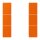 Jung LC503TSA224 Tastensatz 3-fach F50 LC32080 (Thermoplast lackiert) Orange Les Couleurs® Le Corbusier