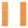 Jung LC503TSA225 Tastensatz 3-fach F50 LC32081 (Thermoplast lackiert) Orange Clair Les Couleurs® Le Corbusier