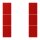 Jung LC503TSA227 Tastensatz 3-fach F50 LC32090 (Thermoplast lackiert) Rouge Vermillon 31 Les Couleurs® Le Corbusier