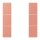 Jung LC503TSA233 Tastensatz 3-fach F50 LC32111 (Thermoplast lackiert) LOcre Rouge Moyen Les Couleurs® Le Corbusier