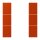 Jung LC503TSA244 Tastensatz 3-fach F50 LC4320A (Thermoplast lackiert) Rouge Vermillon 59 Les Couleurs® Le Corbusier