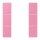 Jung LC503TSA246 Tastensatz 3-fach F50 LC4320C (Thermoplast lackiert) Rose Vif Les Couleurs® Le Corbusier