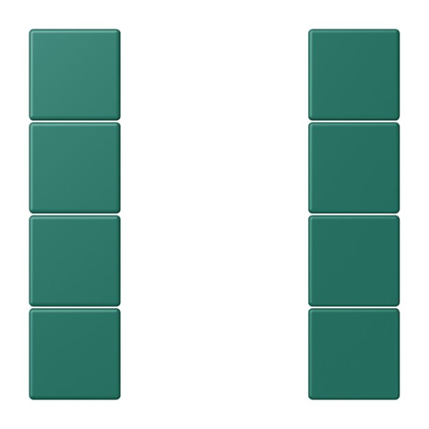 Jung LC504TSA216 Tastensatz 4-fach F50 LC32040 (Thermoplast lackiert) Vert Anglais Les Couleurs® Le Corbusier