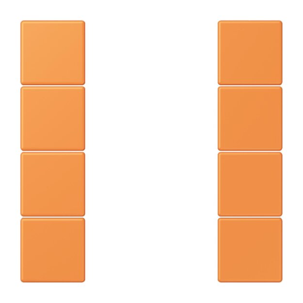Jung LC504TSA225 Tastensatz 4-fach F50 LC32081 (Thermoplast lackiert) Orange Clair Les Couleurs® Le Corbusier