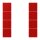 Jung LC504TSA227 Tastensatz 4-fach F50 LC32090 (Thermoplast lackiert) Rouge Vermillon 31 Les Couleurs® Le Corbusier