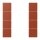 Jung LC504TSA232 Tastensatz 4-fach F50 LC32110 (Thermoplast lackiert) LOcre Rouge Les Couleurs® Le Corbusier