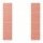 Jung LC504TSA233 Tastensatz 4-fach F50 LC32111 (Thermoplast lackiert) LOcre Rouge Moyen Les Couleurs® Le Corbusier