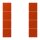Jung LC504TSA244 Tastensatz 4-fach F50 LC4320A (Thermoplast lackiert) Rouge Vermillon 59 Les Couleurs® Le Corbusier