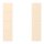 Jung LC504TSA245 Tastensatz 4-fach F50 LC4320B (Thermoplast lackiert) Blanc Ivoire Les Couleurs® Le Corbusier