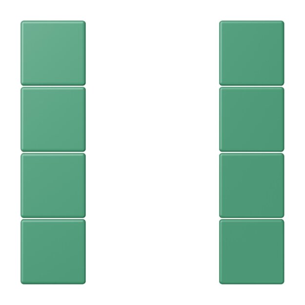 Jung LC504TSA250 Tastensatz 4-fach F50 LC4320G (Thermoplast lackiert) Vert 59 Les Couleurs® Le Corbusier