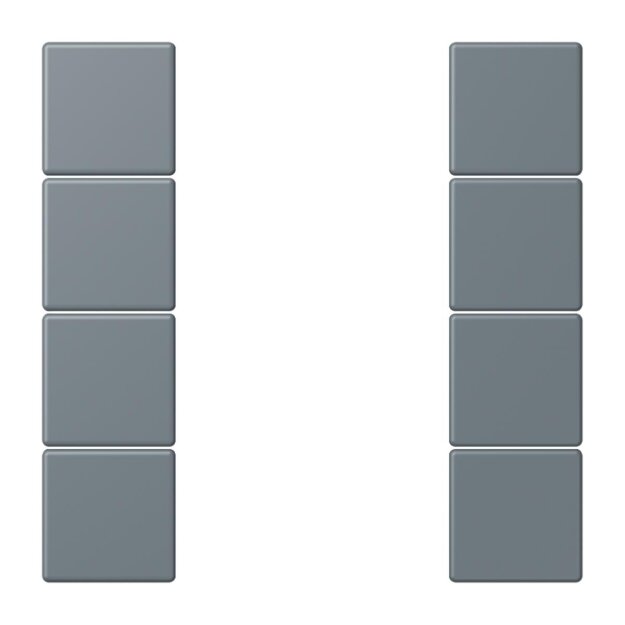 Jung LC504TSA251 Tastensatz 4-fach F50 LC4320H (Thermoplast lackiert) Gris 59 Les Couleurs® Le Corbusier