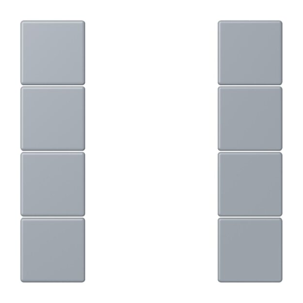 Jung LC504TSA257 Tastensatz 4-fach F50 LC4320O (Thermoplast lackiert) Gris Clair 59 Les Couleurs® Le Corbusier