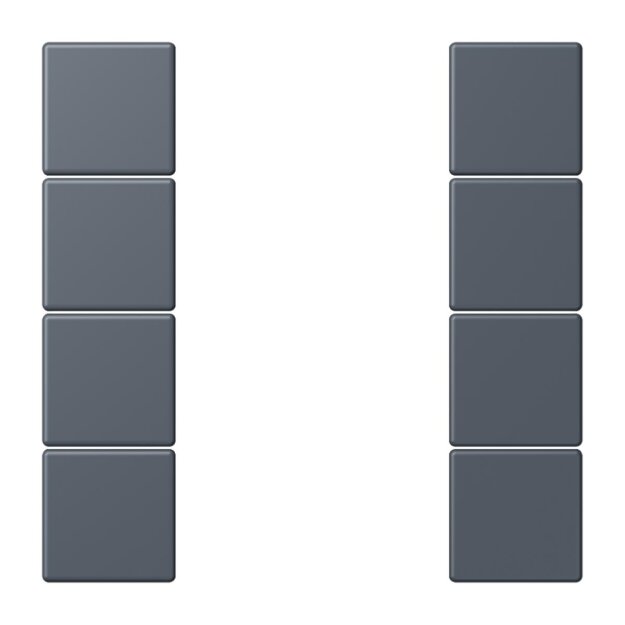 Jung LC504TSA262 Tastensatz 4-fach F50 LC4320U (Thermoplast lackiert) Gris Fonce 59 Les Couleurs® Le Corbusier