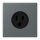 Jung LC521-15202 Steckdose US-Norm NEMA 15 A LC32010 (Thermoplast lackiert) Gris Foncé 31 Les Couleurs® Le Corbusier