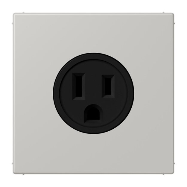 Jung LC521-15205 Steckdose US-Norm NEMA 15 A LC32013 (Thermoplast lackiert) Gris Clair 31 Les Couleurs® Le Corbusier