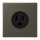 Jung LC521-15241 Steckdose US-Norm NEMA 15 A LC32140 (Thermoplast lackiert) Ombre Naturelle 31 Les Couleurs® Le Corbusier