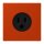 Jung LC521-15244 Steckdose US-Norm NEMA 15 A LC4320A (Thermoplast lackiert) Rouge Vermillon 59 Les Couleurs® Le Corbusier
