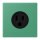 Jung LC521-15250 Steckdose US-Norm NEMA 15 A LC4320G (Thermoplast lackiert) Vert 59 Les Couleurs® Le Corbusier
