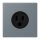 Jung LC521-15251 Steckdose US-Norm NEMA 15 A LC4320H (Thermoplast lackiert) Gris 59 Les Couleurs® Le Corbusier