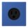 Jung LC521-15253 Steckdose US-Norm NEMA 15 A LC4320K (Thermoplast lackiert) Bleu Outremer 59 Les Couleurs® Le Corbusier