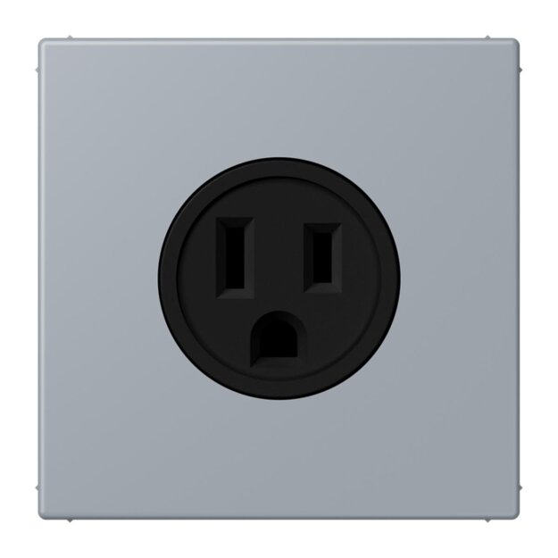 Jung LC521-15257 Steckdose US-Norm NEMA 15 A LC4320O (Thermoplast lackiert) Gris Clair 59 Les Couleurs® Le Corbusier