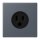 Jung LC521-15262 Steckdose US-Norm NEMA 15 A LC4320U (Thermoplast lackiert) Gris Fonce 59 Les Couleurs® Le Corbusier