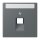 Jung LC969-1NAUA202 Abdeckung für IAE/UAE-Anschlussdosen 1 x 8-polig LC320 (Thermoplast lackiert) Gris Foncé 31 Les Couleurs® Le Corbusier