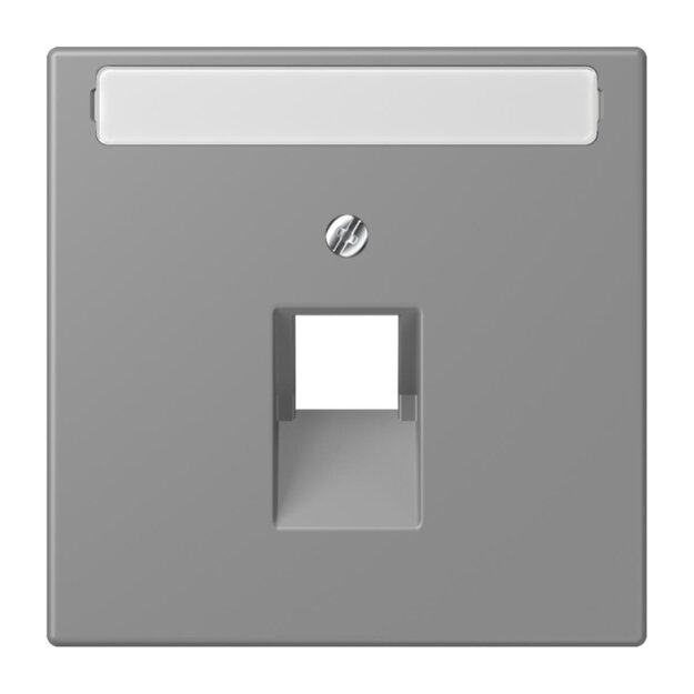 Jung LC969-1NAUA203 Abdeckung für IAE/UAE-Anschlussdosen 1 x 8-polig LC320 (Thermoplast lackiert) Gris 31 Les Couleurs® Le Corbusier